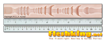 M.I.L.F. Hunter Fleshlight Canal Length
