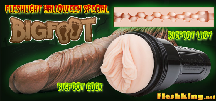 Halloween Special: Bigfoot Dildo and Bigfoot Pussy Fleshlight