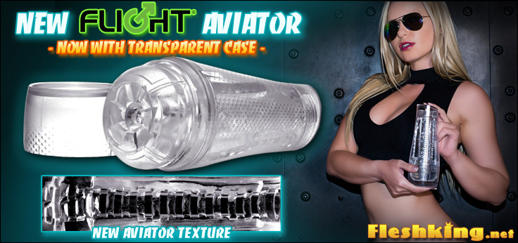 Fleshlight Flight Aviator - new masturbator with transparent Case