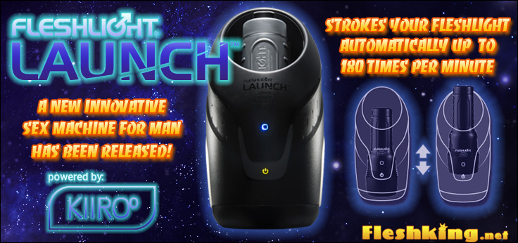 Fleshlight Launch powered by Kiiroo - innovative sex machine for man 